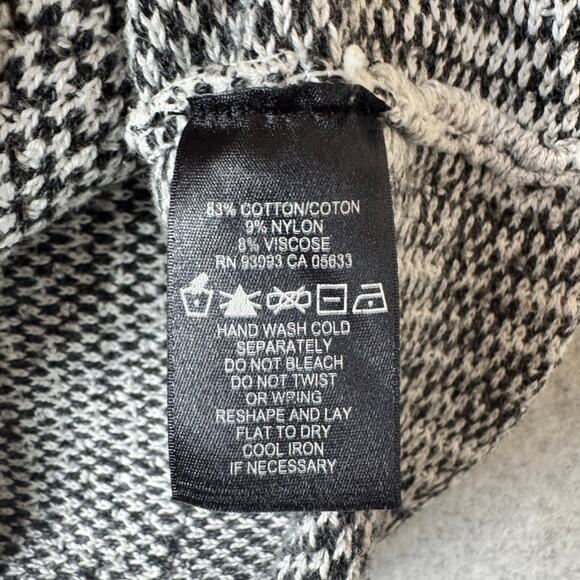 Nic Zoe Chunky Knit Cardigan Sweater Womens Lg Big Buttons Boho Lagenlook Gray - Picture 10 of 11